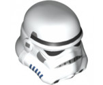 Minifigure, Headgear Helmet SW Stormtrooper, 2 Chin Holes Pattern