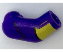 Arm, Right with Black Stripe and Yellow Cuff Pattern