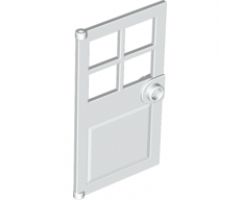 Door 1 x 4 x 6 with 4 Panes and Stud Handle