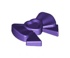 Friends Accessories Hair Decoration, Bow with Heart, Long Ribbon and Pin