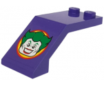 Windscreen 5 x 2 x 1 2/3 with Joker Face Pattern (Sticker) - Set 6863
