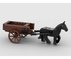 Medieval horse cart