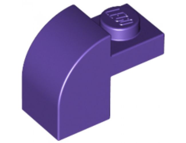 Slope, Curved 2 x 1 x 1 1/3 with Recessed Stud