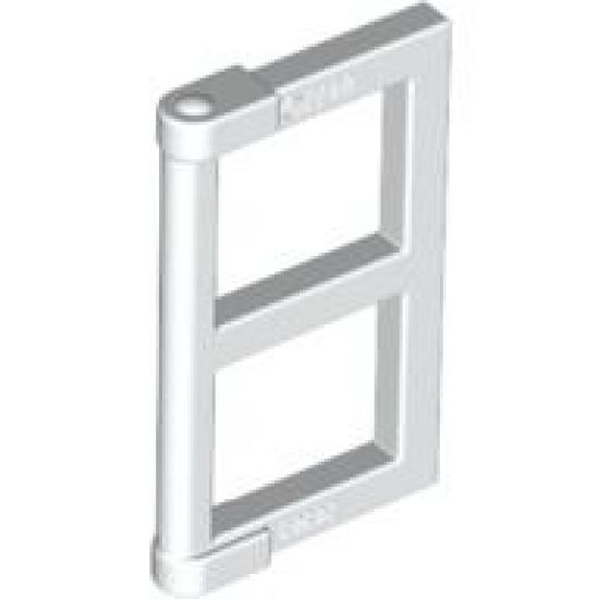 Pane for Window 1 x 2 x 3 with Thick Corner Tabs