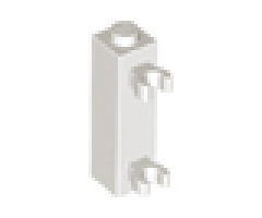 Brick, Modified 1 x 1 x 3 with 2 Clips Vertical (Undetermined Stud Type)