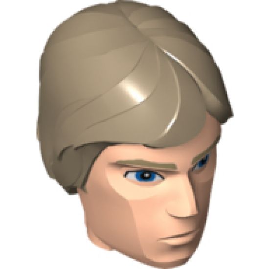 Large Figure Part Head Modified SW Luke Skywalker Pattern