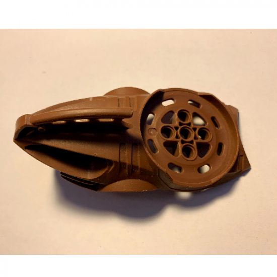 Bionicle Visorak Head with 7 Pin Holes and Axle Hole (Roporak)