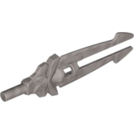 Minifigure, Weapon Sword, Double Blade with Bar Holder (Valious)