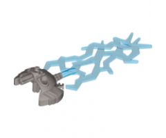 Hero Factory Weapon - Triple Lightning with Marbled Blue Bolt Pattern