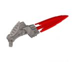 Hero Factory Weapon - Fire Shooter with Flexible Red Blade Pattern