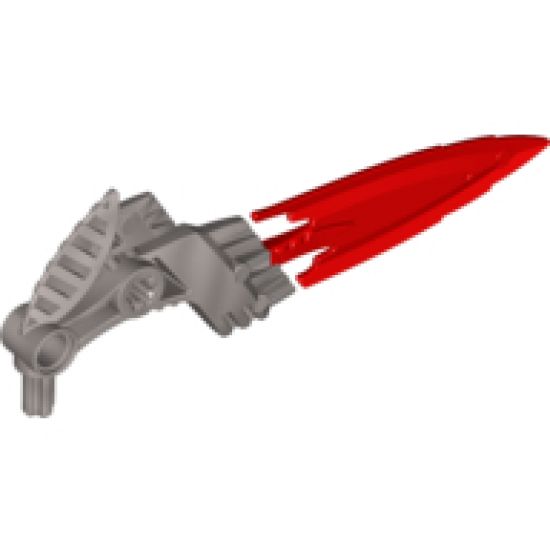 Hero Factory Weapon - Fire Shooter with Flexible Red Blade Pattern