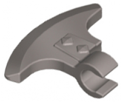Minifigure, Weapon Axe Head, Clip-on