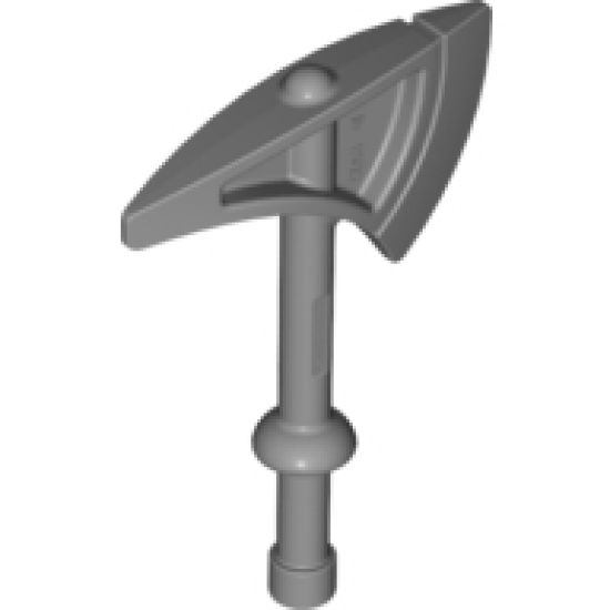 Duplo, Figure Wear & Utensil Axe / Tomahawk with Tapered Round Handle Top and Solid Handle Bottom