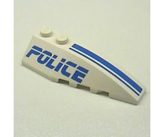 Wedge 6 x 2 Right with Police Blue Line Pattern