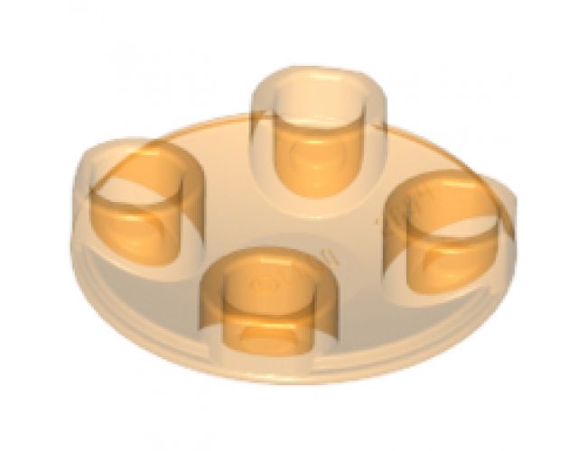 Plate, Round 2 x 2 with Rounded Bottom (Boat Stud)