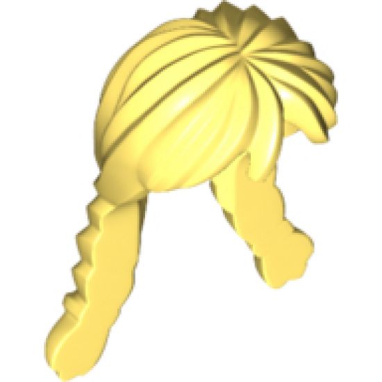 Minifigure, Hair Female Long with Braided Pigtails