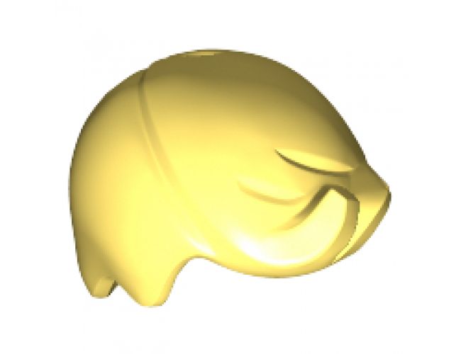 Minifigure, Hair Male, Smooth with Spiked Bangs