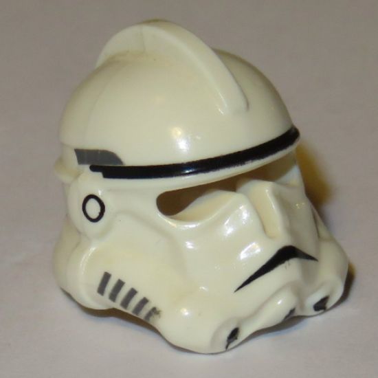 Minifigure, Headgear Helmet SW Clone Trooper Ep.3 Pattern
