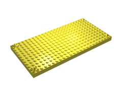 Brick, Modified 12 x 24 with Peg at each Corner