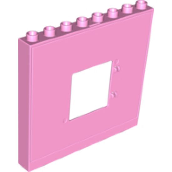 Duplo, Building Wall 1 x 8 x 6 with Window Opening