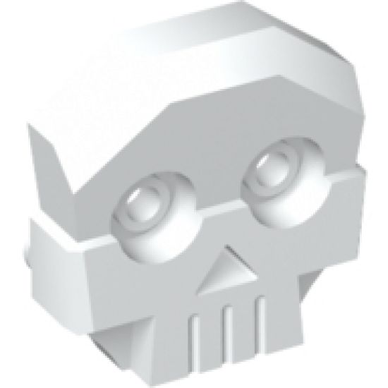 Rock Skull 1 x 4 x 3 Relief with Two Pins