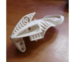 Bionicle Visorak Head with 7 Pin Holes and Axle Hole (Suukorak)