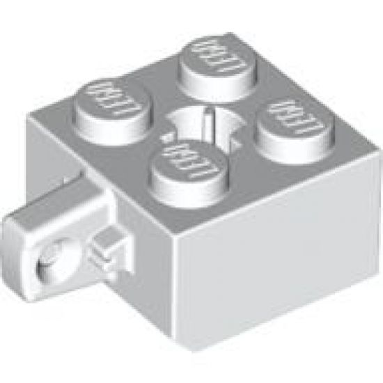 Hinge Brick 2 x 2 Locking with 1 Finger Vertical and Axle Hole (x Shape)