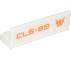 Panel 1 x 4 x 1 with Galaxy Squad Logo and 'CLS-89' Pattern Model Left Side (Sticker) - Set 70707