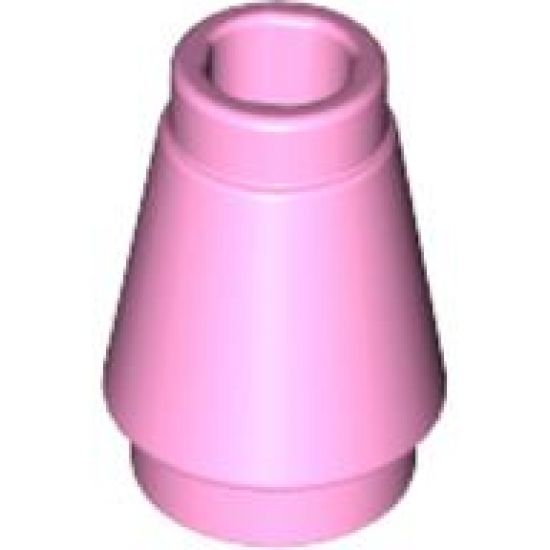 Cone 1 x 1 with Top Groove