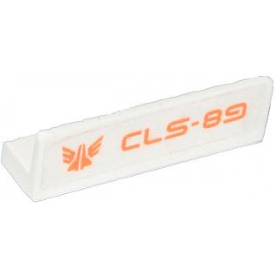 Panel 1 x 4 x 1 with Galaxy Squad Logo and 'CLS-89' Pattern Model Right Side (Sticker) - Set 70707