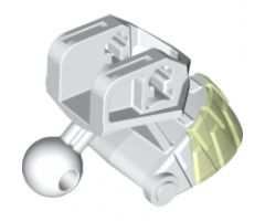 Bionicle Head Connector Block (Piraka) with Glow In Dark Teeth Pattern