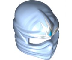 Minifigure, Headgear Ninjago Wrap with Ice Energy Pattern