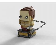 slave leia brickheadz