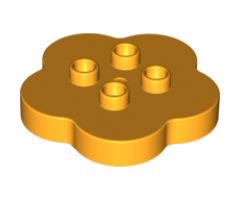 Duplo, Brick Round 4 x 4 Flat Top Scalloped with 2 x 2 Studs