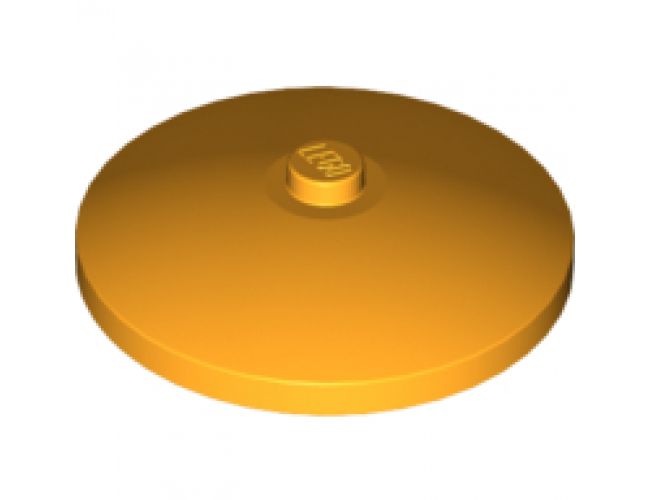 Dish 4 x 4 Inverted (Radar) with Solid Stud