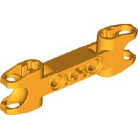 Technic, Connector Axle and Pin 2 x 7 with Two Ball Joint Sockets, Squared Ends and Axle Hole in Center