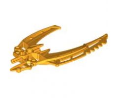 Bionicle Weapon Double Curved Blade (Mata Nui Scarab Shield Half)