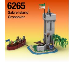 6265 Medieval Sabre Island Castle Crossover