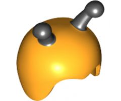 Minifigure, Headgear Cap, Insect with Black Antennae Pattern (Bumblebee)