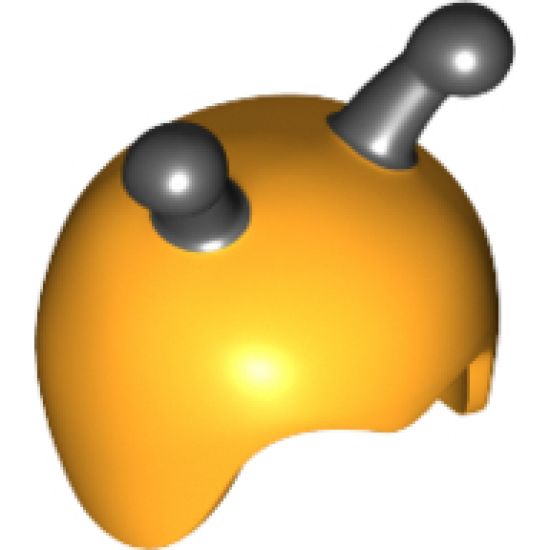 Minifigure, Headgear Cap, Insect with Black Antennae Pattern (Bumblebee)