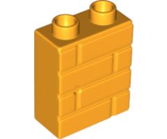 Duplo, Brick 1 x 2 x 2 with Masonry Profile (Brick Profile)