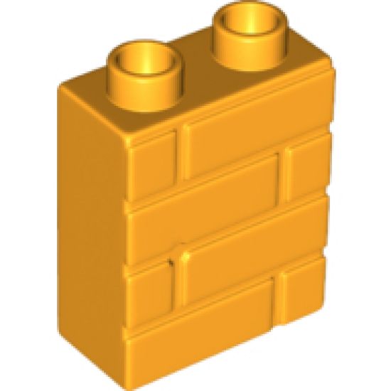 Duplo, Brick 1 x 2 x 2 with Masonry Profile (Brick Profile)
