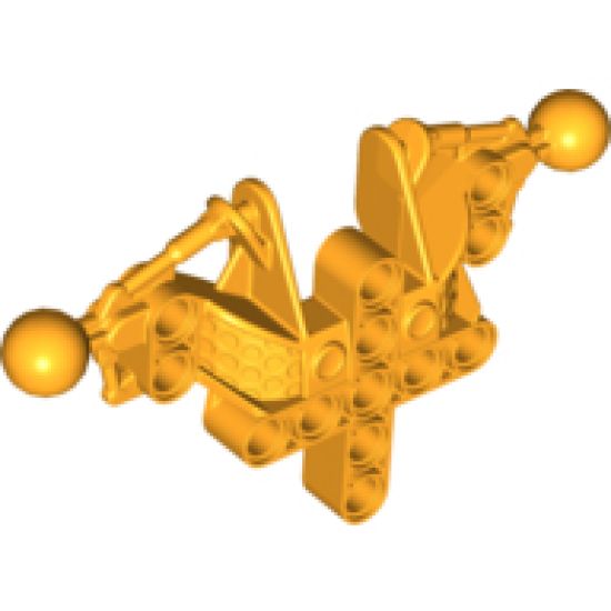 Bionicle Toa Inika Upper Torso / Shoulders Section