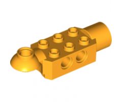 Technic, Brick Modified 2 x 3 with Pin Holes, Rotation Joint Ball Half (Horizontal Top), Rotation Joint Socket