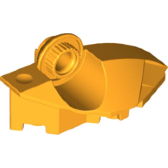 Large Figure Part Foot with Rotation Ball Joint Half (Vertical Side)