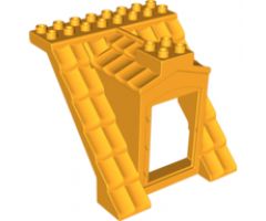 Duplo, Building Roof Sloped 8 x 8 x 8 with Door Opening