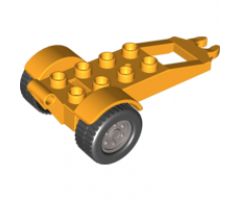 Duplo, Vehicle Trailer with Frame and 2 x 4 Studs