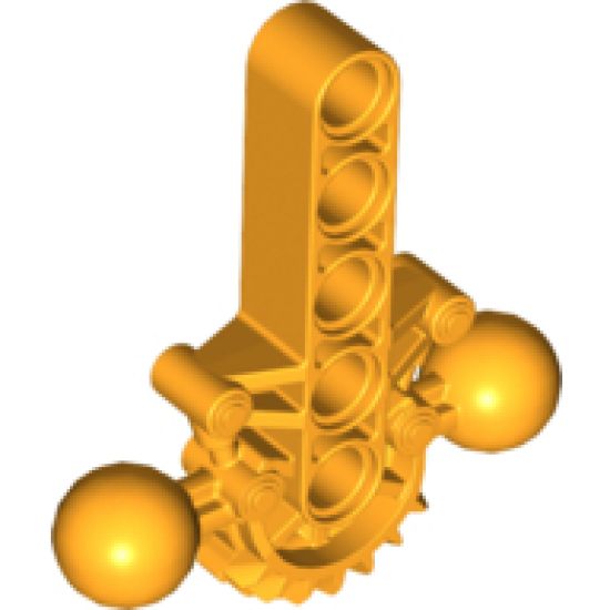 Bionicle Hips / Lower Torso with 2 Ball Joint and 7 Tooth Half Gear