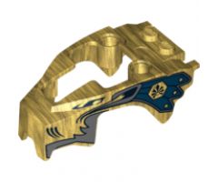 Riding Cycle Flywheel Fairing Lion Shape with Gray Mane and Dark Blue Feathers Pattern (70108)