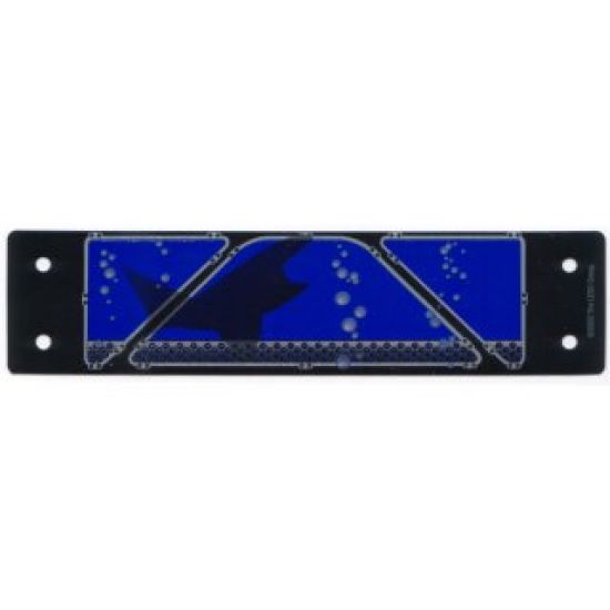 Plastic Rectangle 16 x 4 with Ogel Underwater Base Pattern (Set 4795)